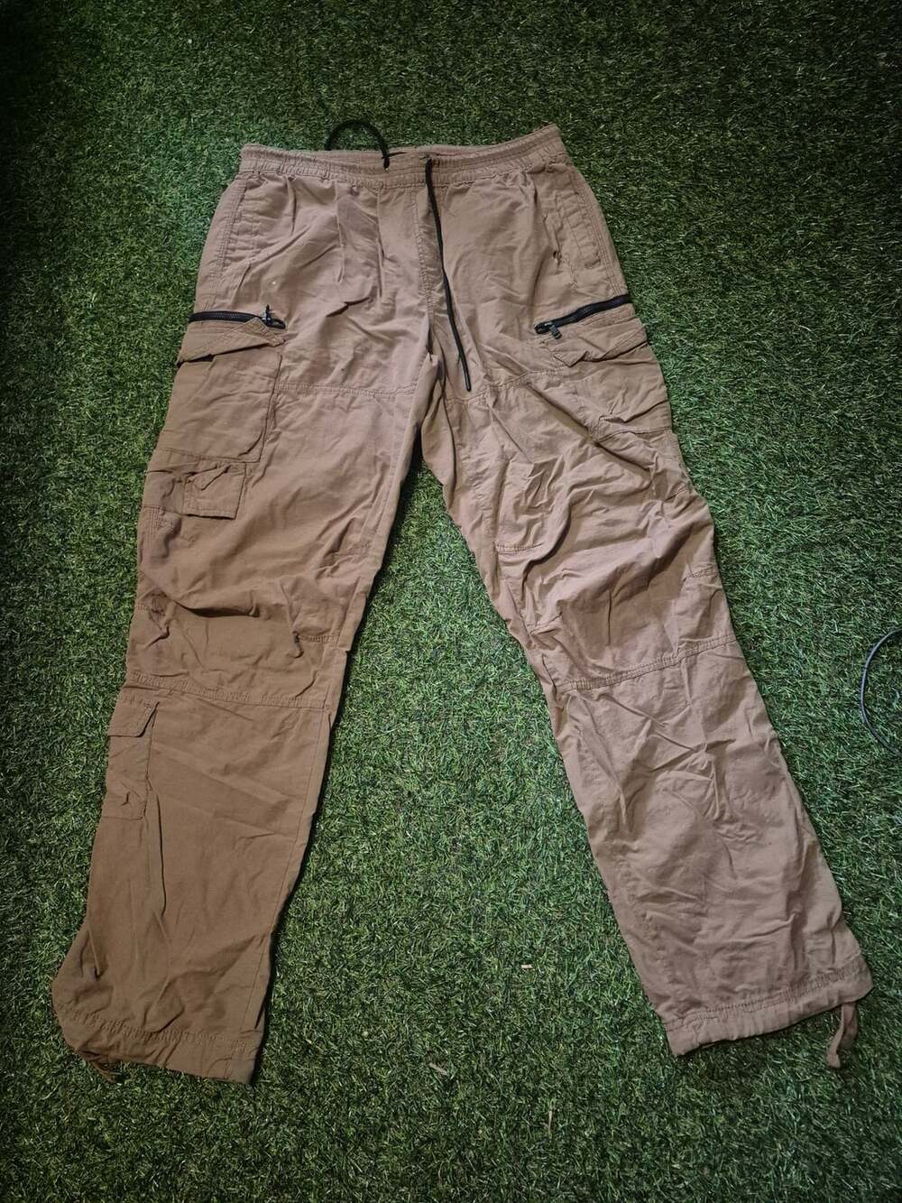 Aeropostale Cargo Pants Size M Brown Cotton Nylon
